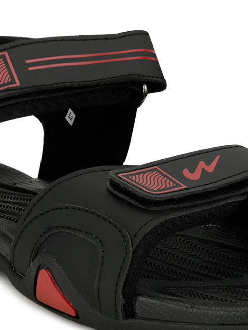 3K-911A Black Men's Sandals
